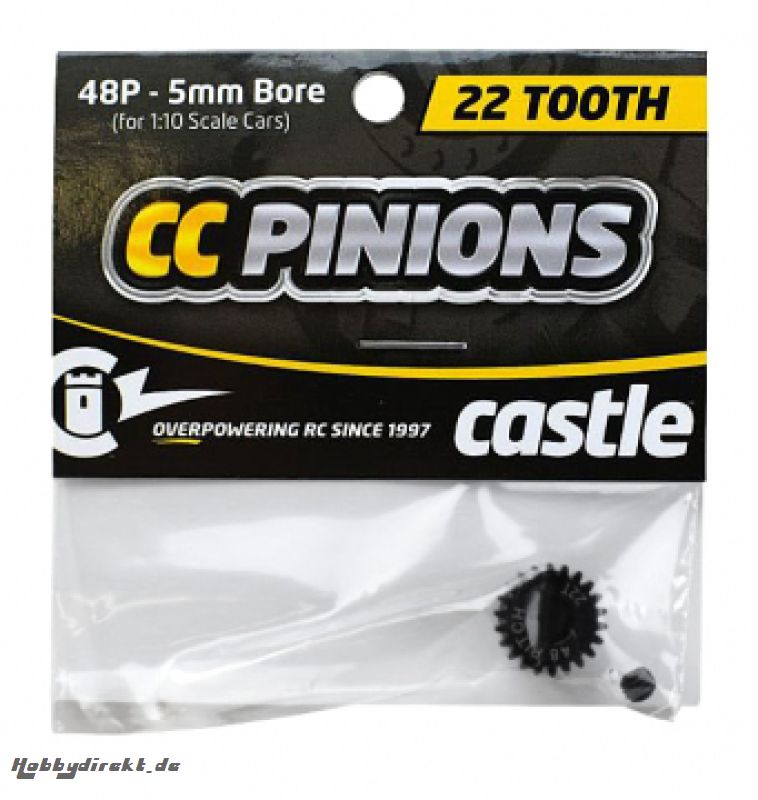 CC Ritzel 22T 48P - 5mm CASTLE CREATIONS 010-0065-41