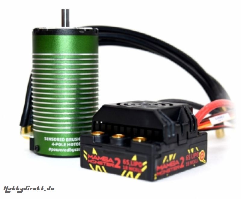 Castle - Mamba Monster 2 - Combo - 1-8 Extreme Brushless Car Regler mit 1515-2200 Sensored Motor CC-010-0108-03