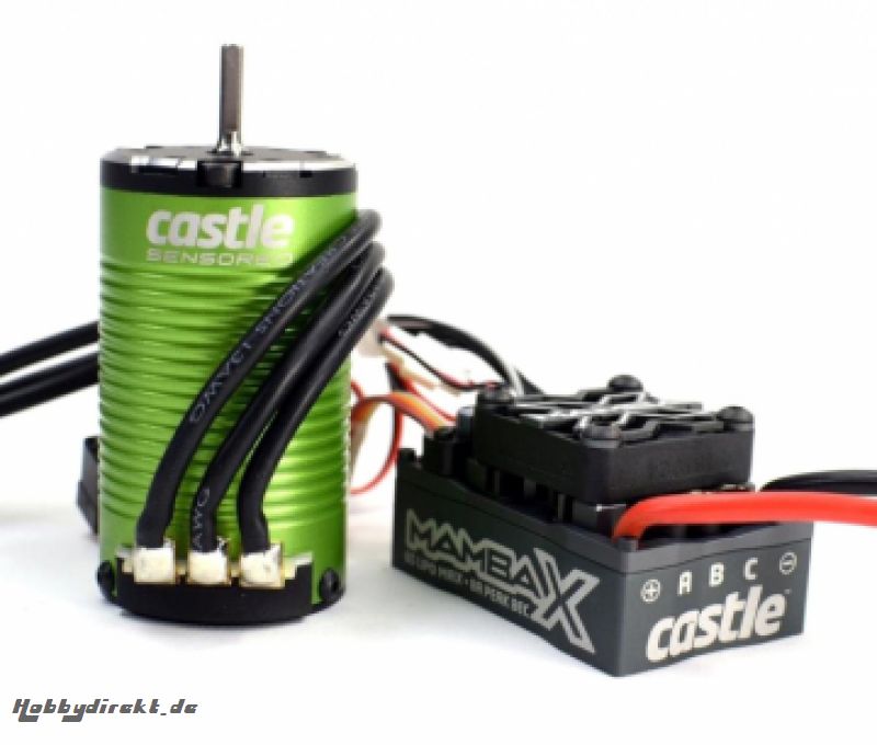 MAMBA X SCT Sensor WP ESC 25,2v und 1412-3200KV Combo CASTLE CREATIONS 010-0155-12