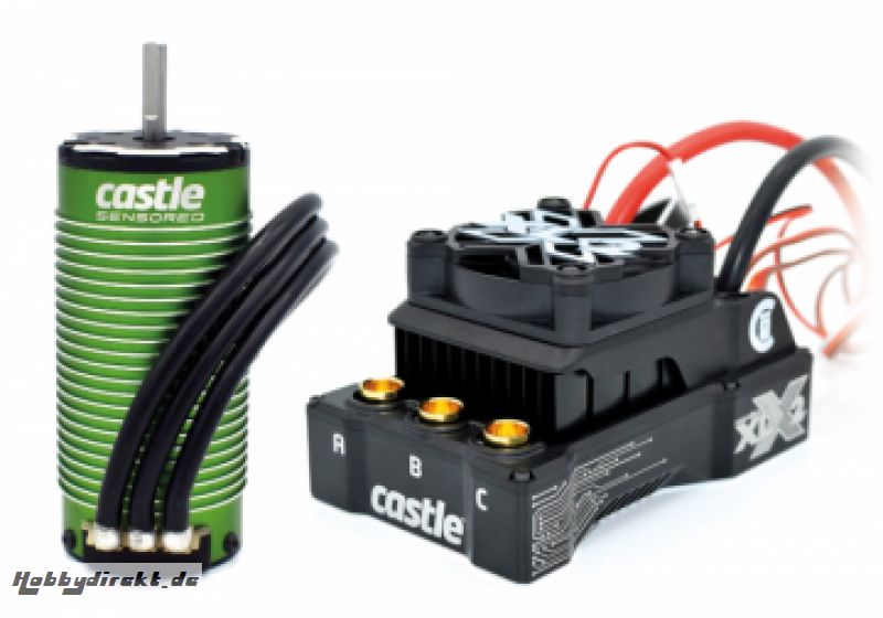 Mamba XLX2 8S 33,6V ESC, 1721-1260KV Motor Combo 1/5 CASTLE CREATIONS 010-0167-03