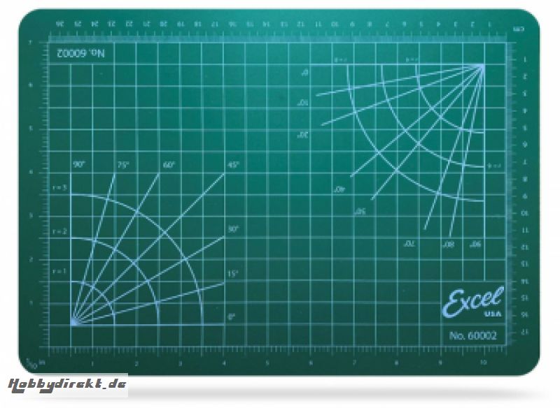 Selbstheilende Schneidematte 216x305mm (Grün) EXCEL 60002