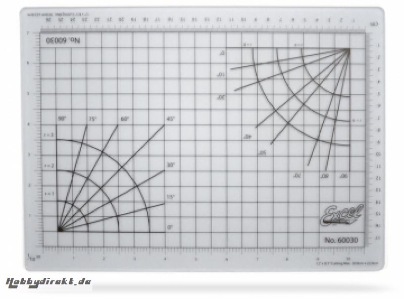 Selbstheilende Schneidematte 216x305mm (Transparent) EXCEL 60030