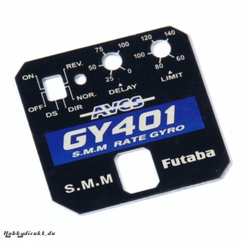 Etikett GY401 FUTABA 1M17A27802