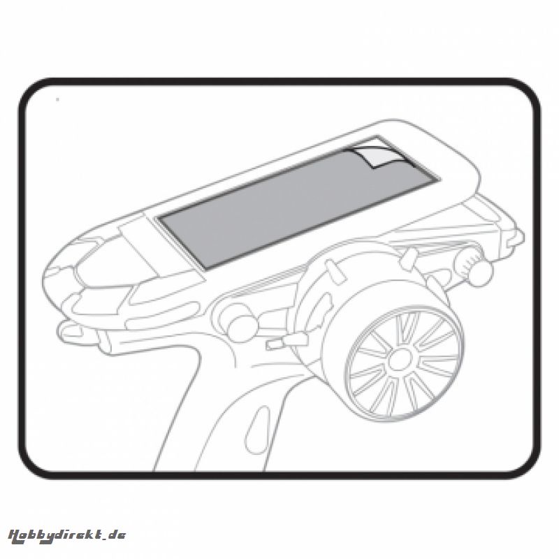Display-Schutzfolie - T10PX FUTABA EBT3365