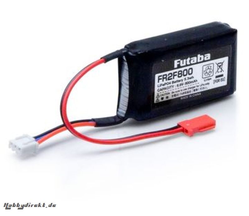 Empfänger-Akku Li-Fe 2S 6,6V 800mAh* FUTABA FR2F800