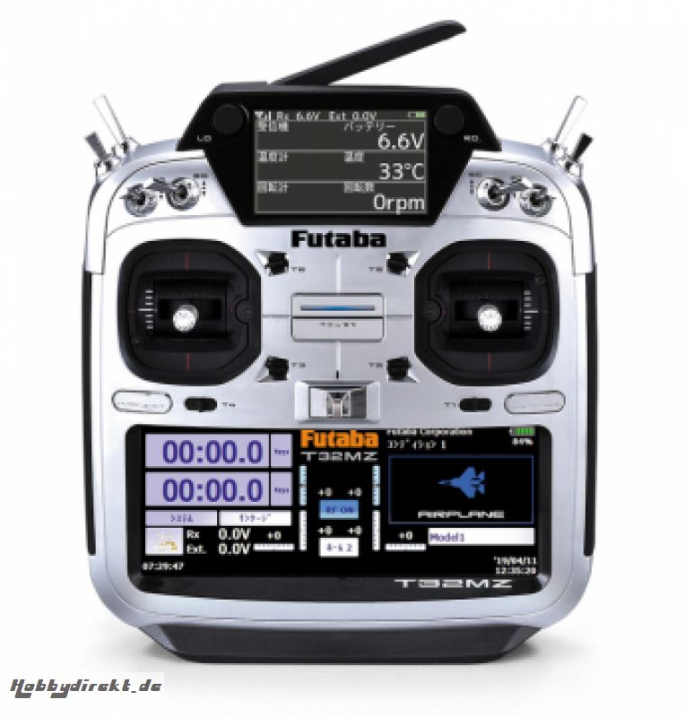 T32MZ Funkgerät, R7108SB Empfänger, FASSTest FUTABA 05003149-3