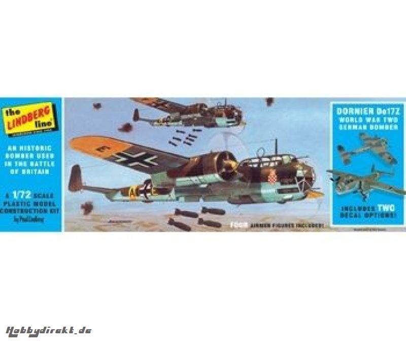 Dornier Do17Z German Bomber 1/72 HAWK - LINDBERG HL414