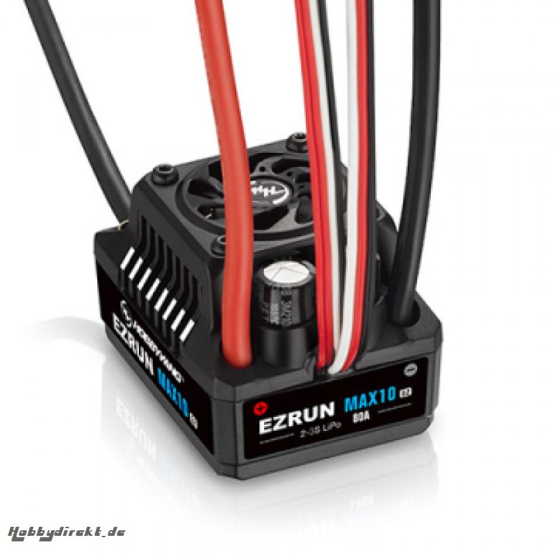 EzRun MAX10 G2 80A 2-3S Sensored WP ESC 1/10 HOBBYWING 30102604