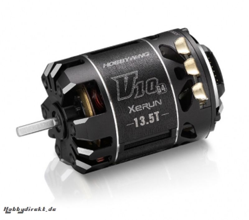 Motor XeRun V10 13.5T Schwarz G4 Lager HOBBYWING 30401140