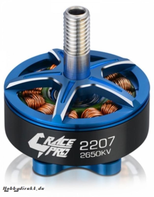 Xrotor 2207 Motor 2650kV Blue V1 3-4S HOBBYWING 30405121