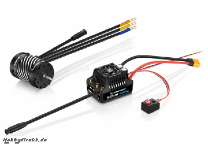 EzRun Combo MAX10 G2 80A - 3652SD 4100kV G3 1/10 HOBBYWING 38020347