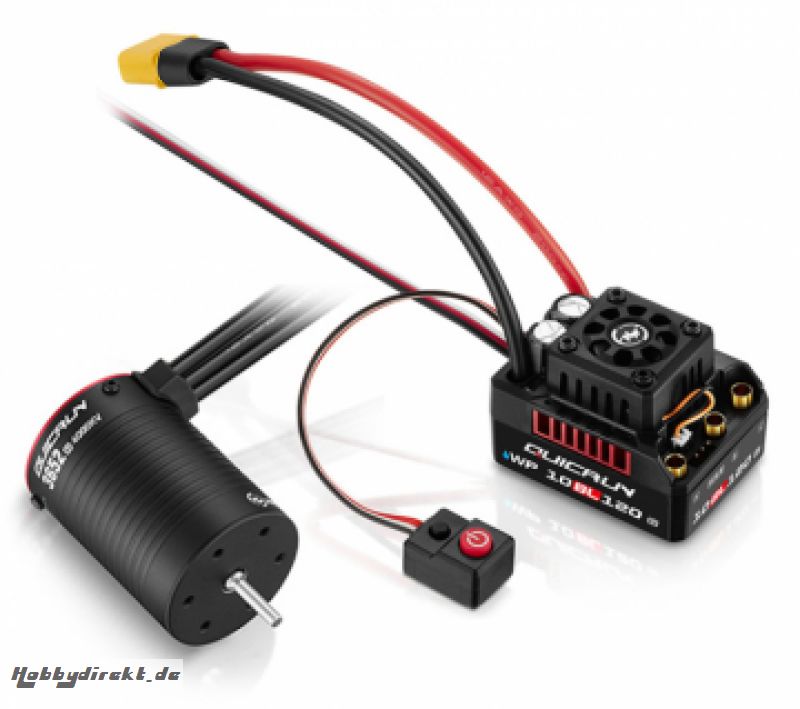 QuicRun Combo 10BL120 - 3652SL 3250kV G2 1/10 HOBBYWING 38030207