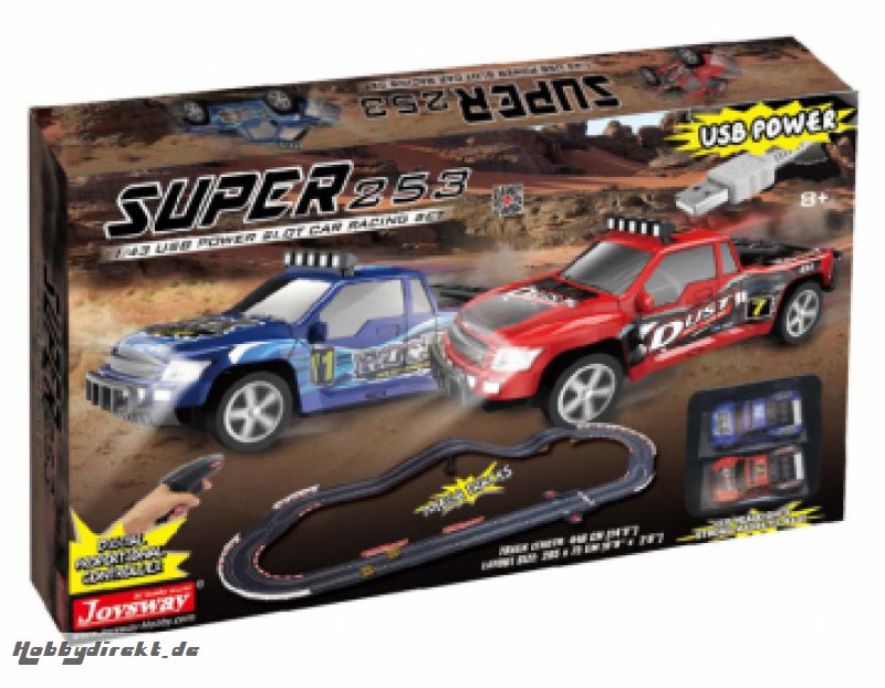 Slot Racing Track 253 Maßstab 1/43 USB 446cm JOYSWAY 2253