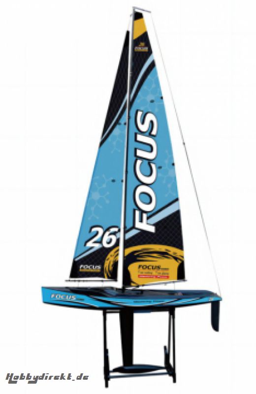 Focus V3 Segelboot 1-Meter RTR Blau JOYSWAY 8812V3B