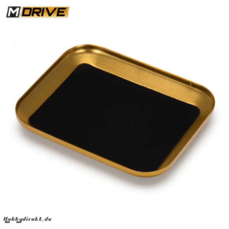 Schraubentablett magnetisch - Gold - 106x88mm M-DRIVE MD91010