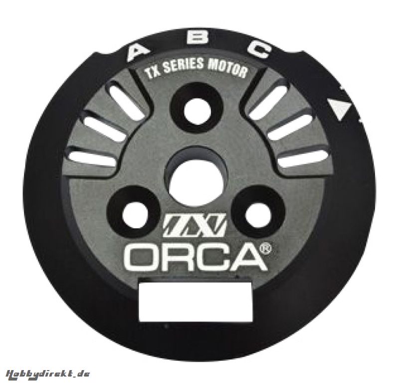 TX Motor Endkappe Alu Schwarz (1) ORCA OME111TX