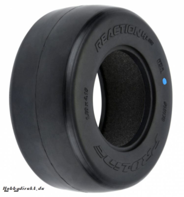 Reifen Reaction HP SC 2.2/3.0 Ultra Blue Drag Racing (2) hinten PRO-LINE RACING 10170-03