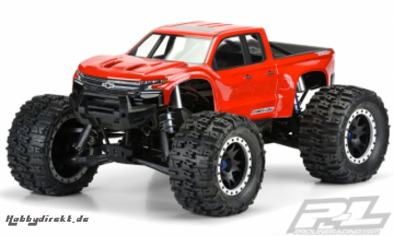 Vorgeschnittener 2019 Chevy Silverado Z71 Trail Boss X-Maxx PRO-LINE RACING 3507-17