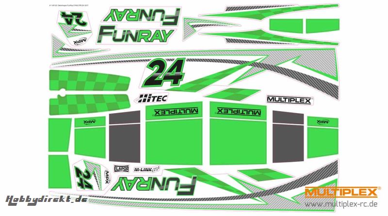 Dekorbogen FUNRAY Multiplex 1-00126