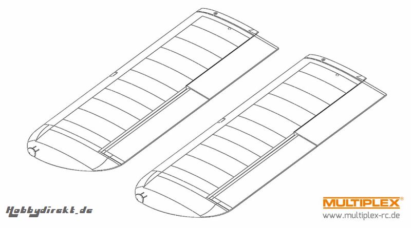 RR Flächensatz FunCub XL ND Multiplex 1-02057