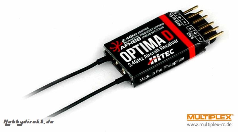 OPTIMA D 2,4GHz Empfänger Race Copter S-Buss PPM Hitec 111054