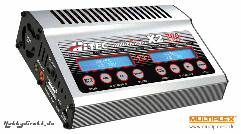 HiTEC Multicharger X2 700 AC/ Hitec 114128
