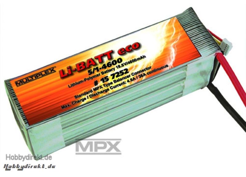 Li-BATT eco 5/1-4600 (M6) Multiplex 157252