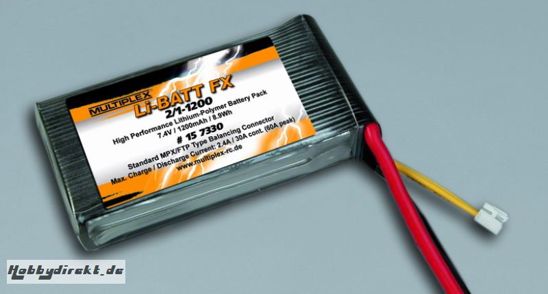 Li-BATT FX 2/1-1200 (M6) Multiplex 157330