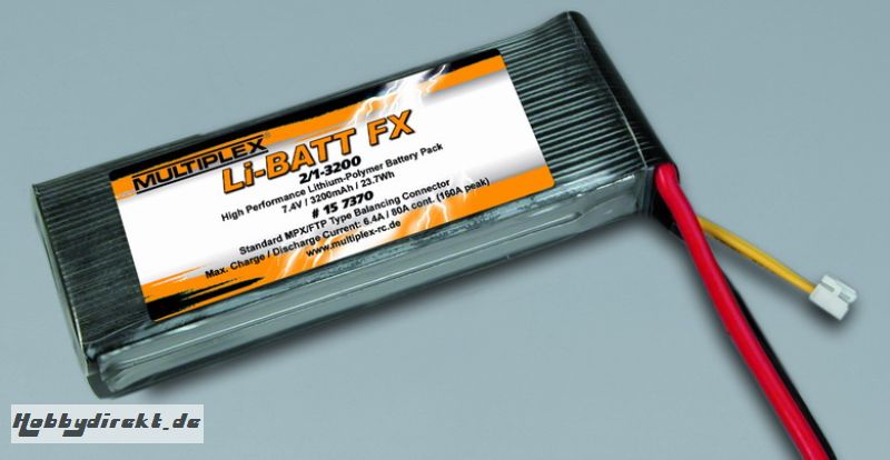 Li-BATT FX 2/1-3200 (M6) Multiplex 157370