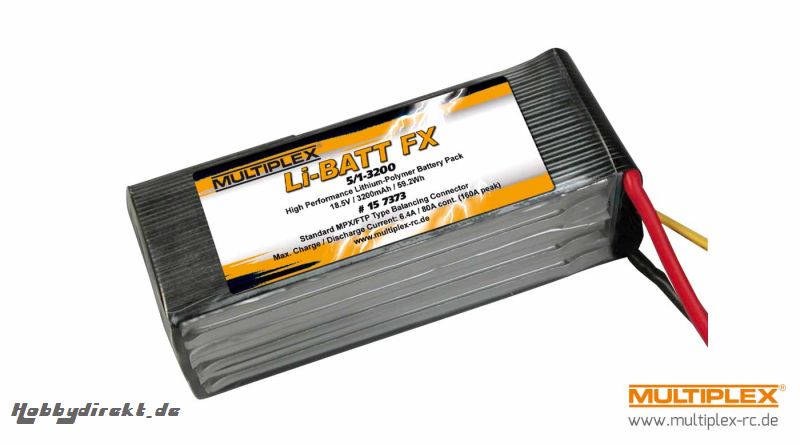 Li-BATT FX 5/1-3200 (M6) Multiplex 157373