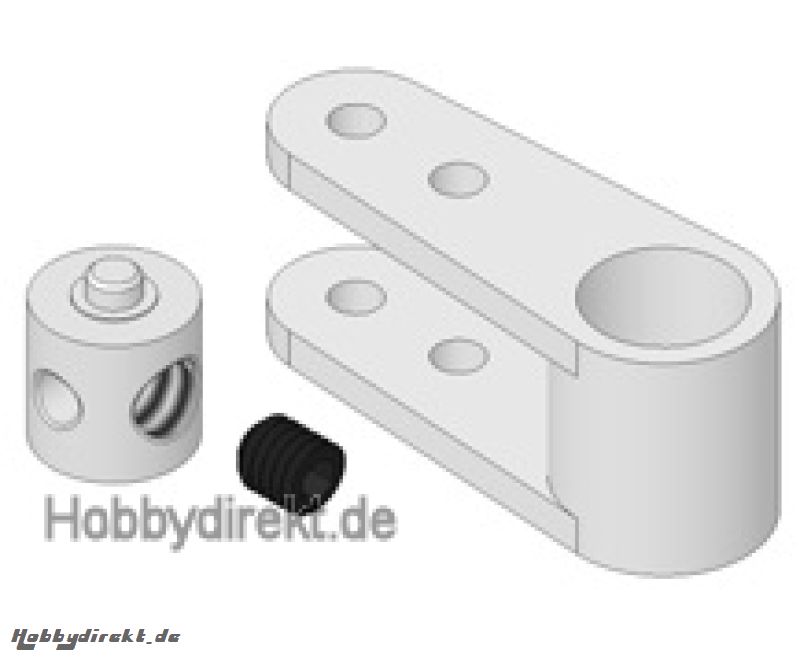 Servo-Ruderhebel-Set FunCopter Multiplex 223009