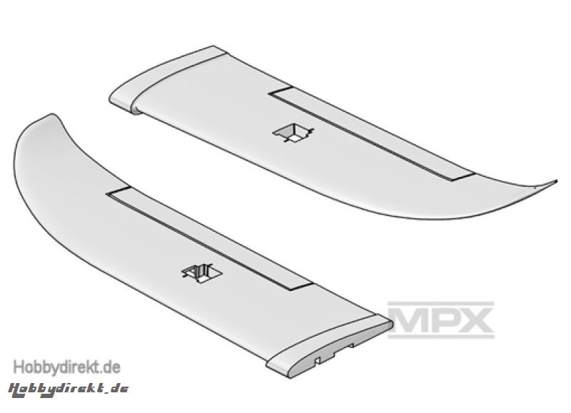Tragflächen Merlin Multiplex 224101