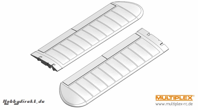 RR Tragflächen FunCub Multiplex 224123