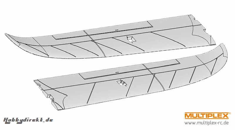 Tragflächen Blizzard Multiplex 224144