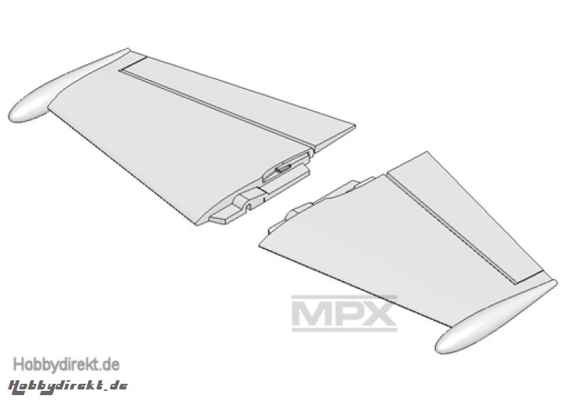 Tragfläche links und rechts FunJet Multiplex 224183