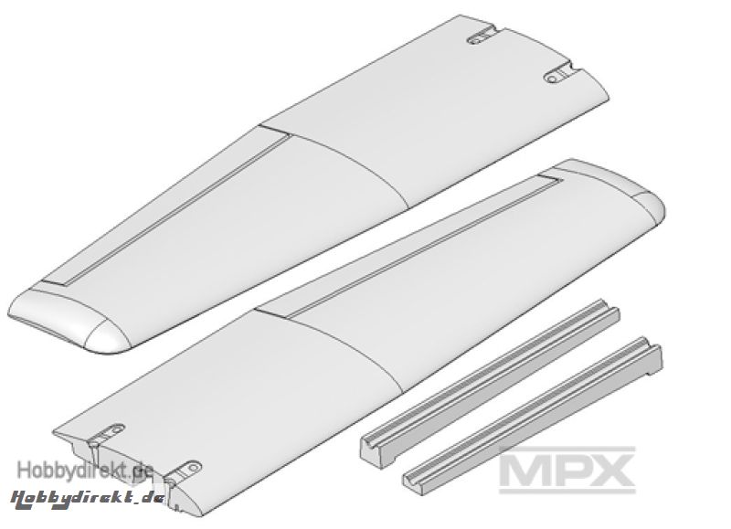 Tragflächen Mentor Multiplex 224230