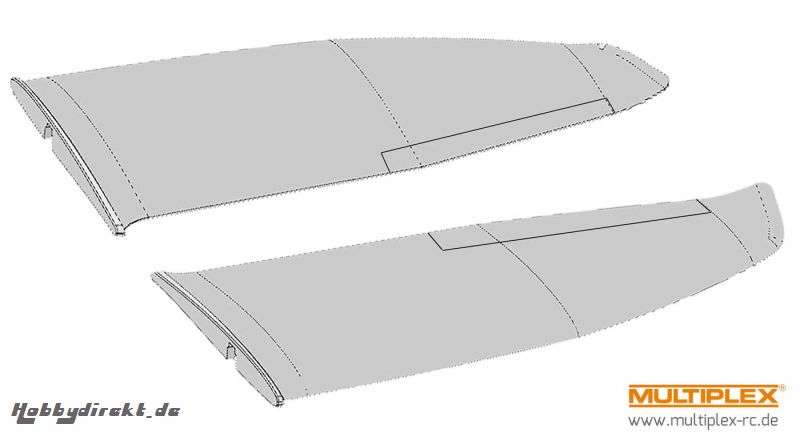 Tragflächensatz FunGlider Multiplex 224275