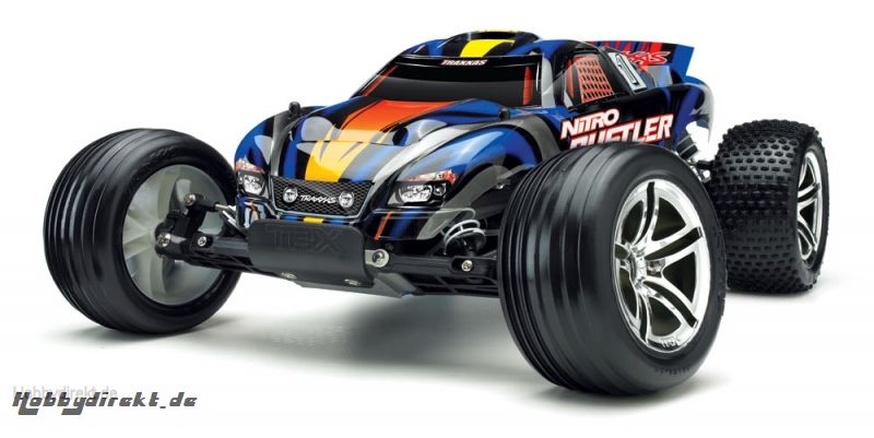 RTR Nitro Rustler m. 2,4GHz TQ Traxxas 294407