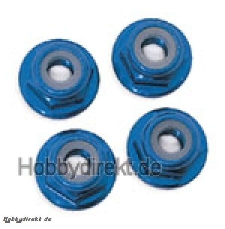 MAXX Rad-Stop-Muttern 5mm (4) Alu blau Multiplex 297147