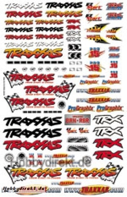 TEAM TRAXXAS Dekorbogen Multiplex 299950