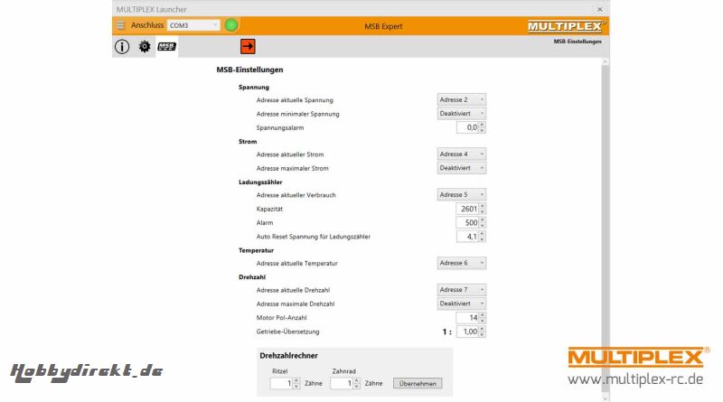 6 Smart Conrtol 100A MSB Multiplex 318580