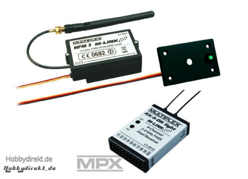 Combo HFM3 M-LINK mit RX-9-D R light M-L Multiplex 45654