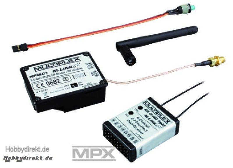 Combo HFMG1 M-LINK mit RX-6- DR light M- Multiplex 45664