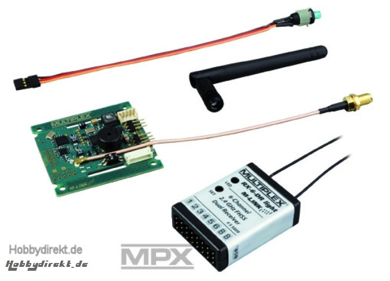 Combo HFMG2 M-LINK mit RX-6- DR light M- Multiplex 45665