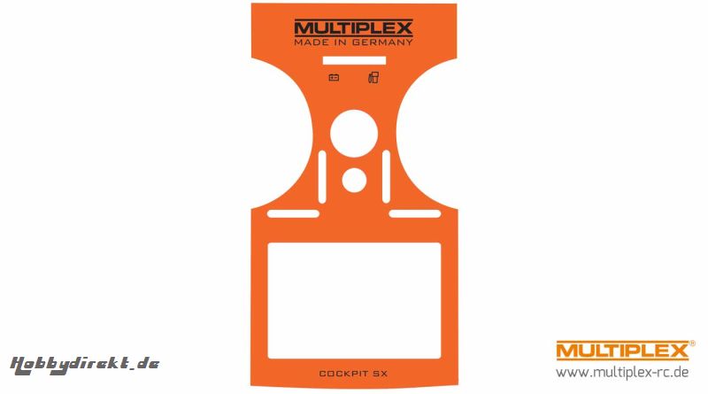 Dekorbogen COCKPIT SX 7/9 Ora Multiplex 724405