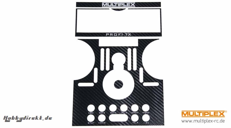 Dekorbogen carbon Profi TX Multiplex 724407