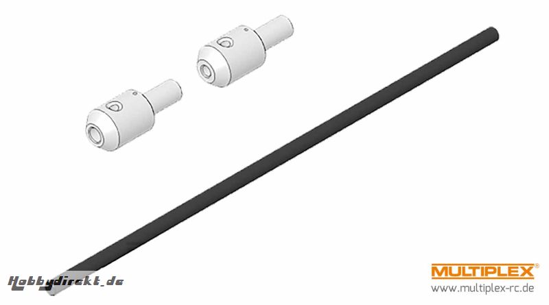 Fernwelle mit Mitnehmer (für Motorwelle Multiplex 733505