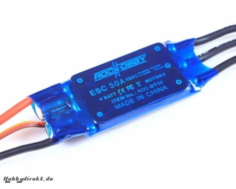 ESC 50A ESC für Hochgeschwindigkeitssegler ROC HOBBY KB-114-1