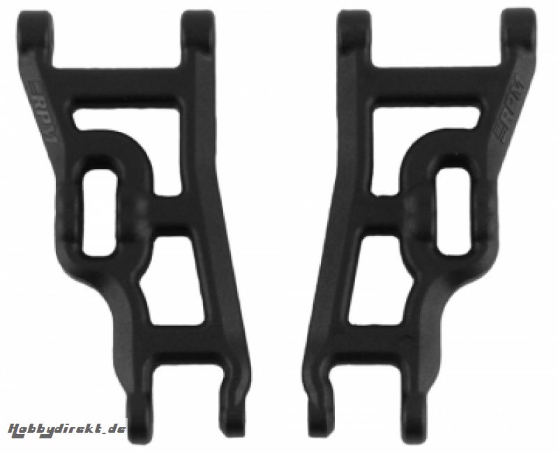 Suspension Arms Front Black (Pai) Rustler, Stampede, Slash RPM 80242