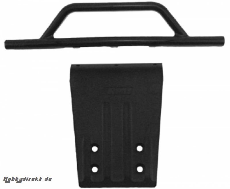 Stoßstange und Unterfahrschutz Front Schwarz Slash 2WD, Nitro Slash RPM 80952